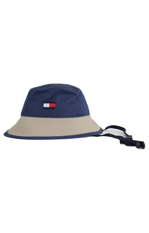 Larry Drawstring Bucket Hat - Skycaptain/Stone