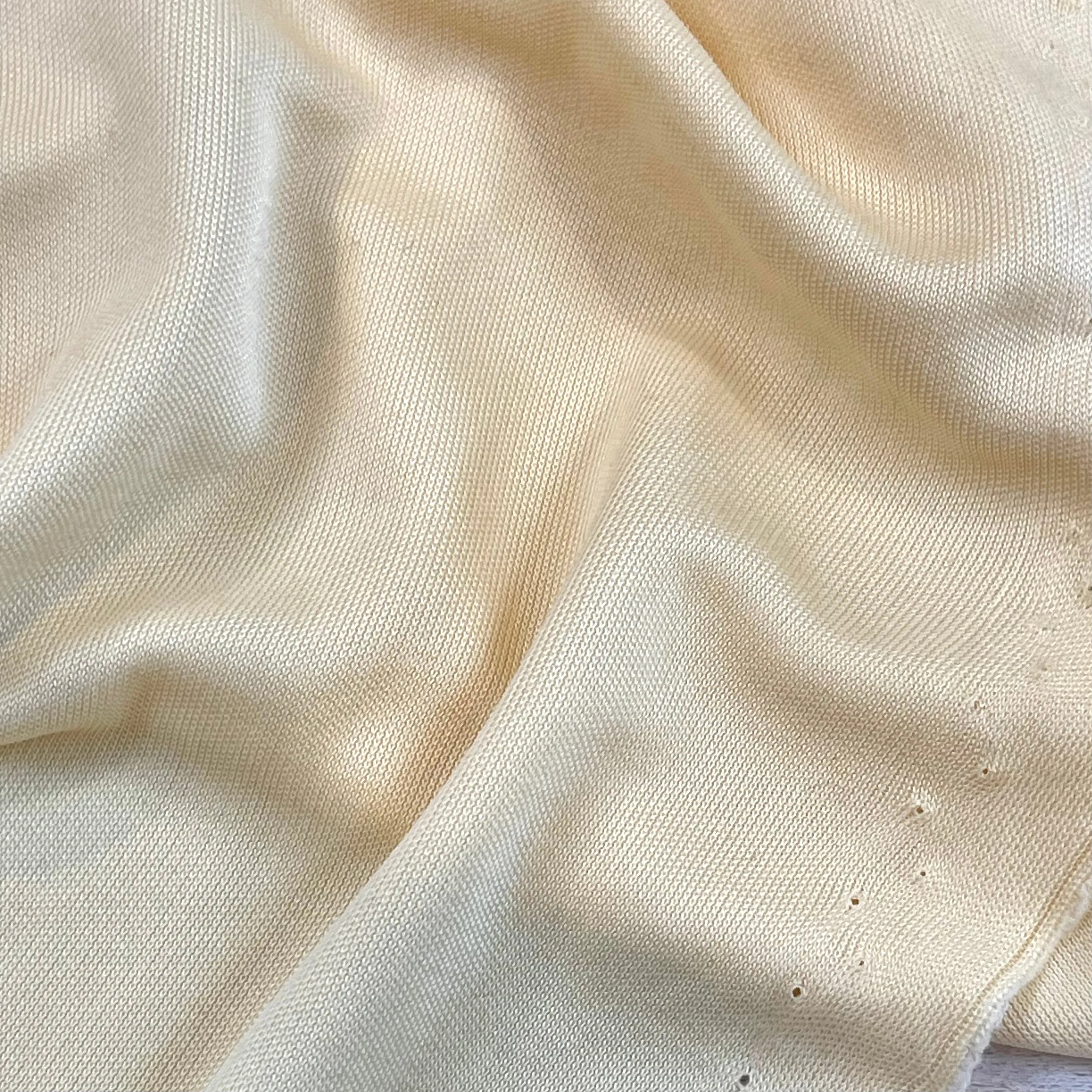 Lemon Cheesecake Silk Viscose Jersey