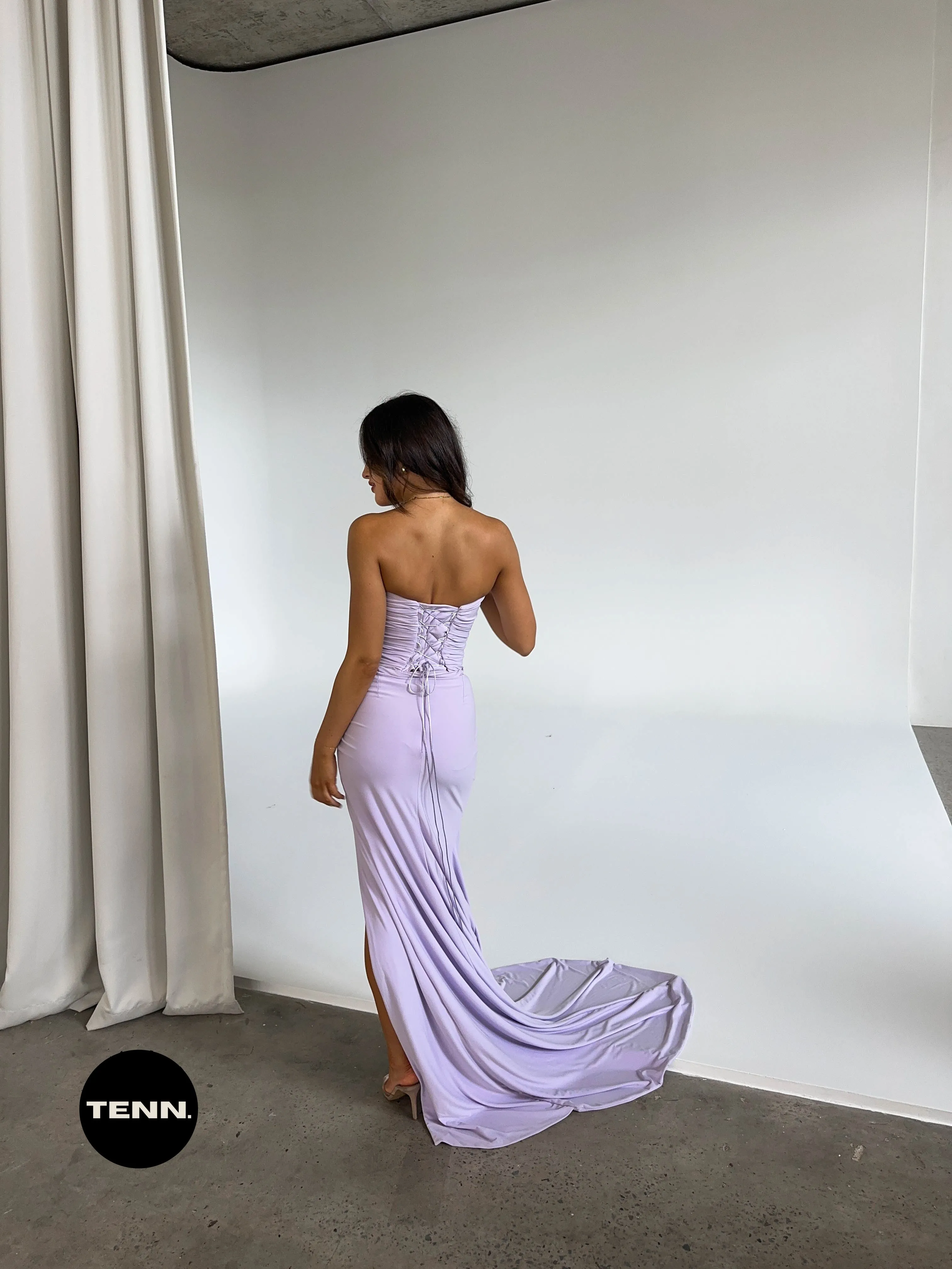 Lilah Gown (Corset Long Dress) - Lilac