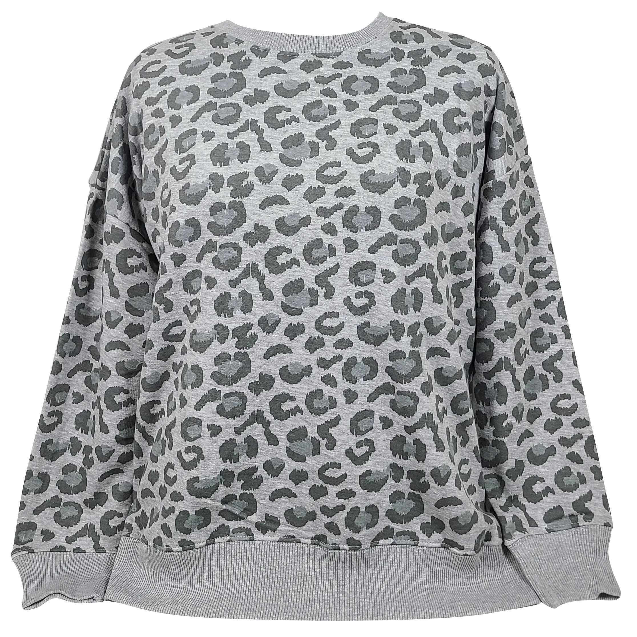 LSW8732 Pajama Top Heather Grey