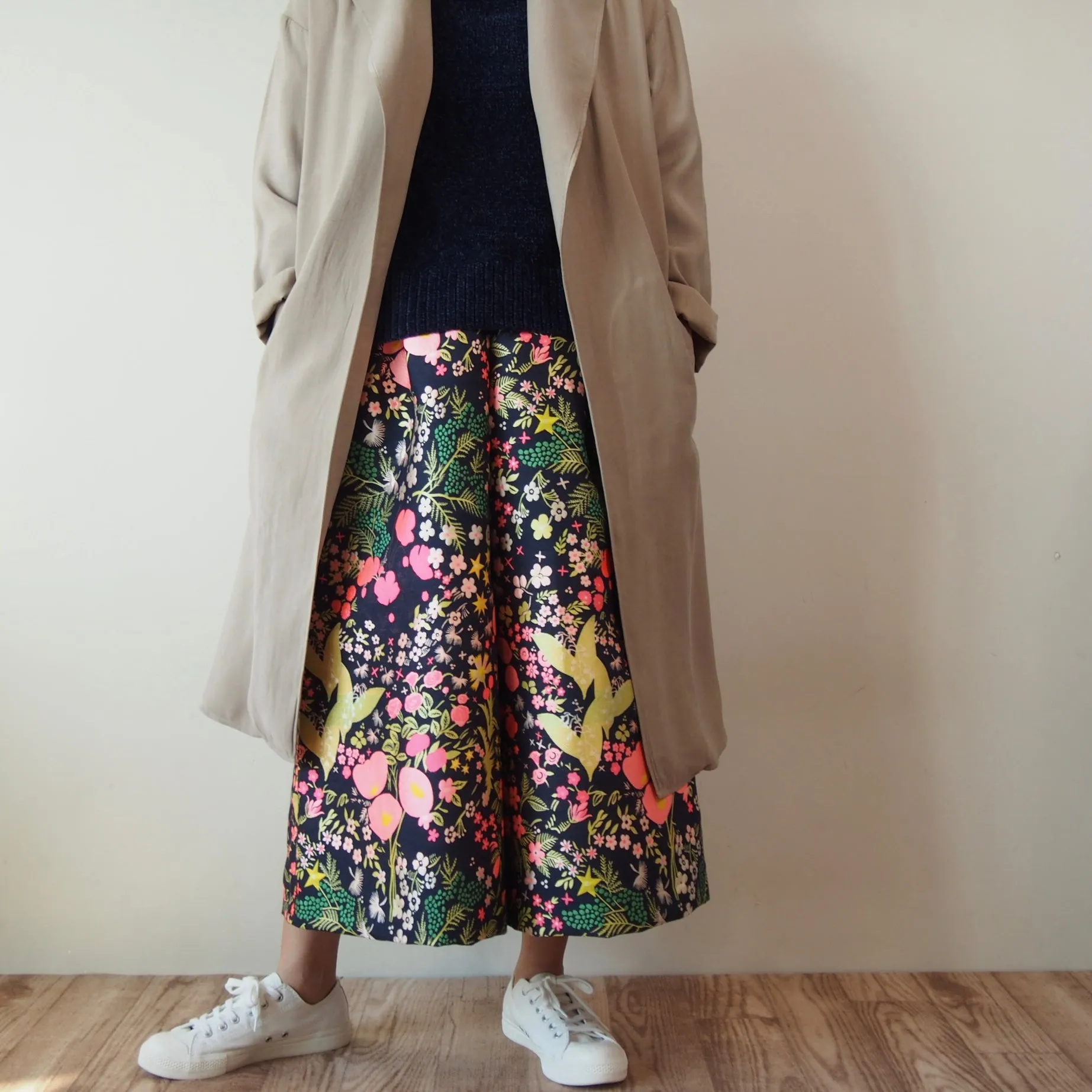 <P06A>CRAZY WOVEN TEXTILE trousers