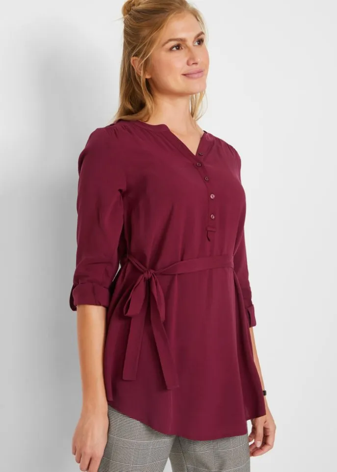 Maternity/nursing blouse Bpc Bonprix Collection, red