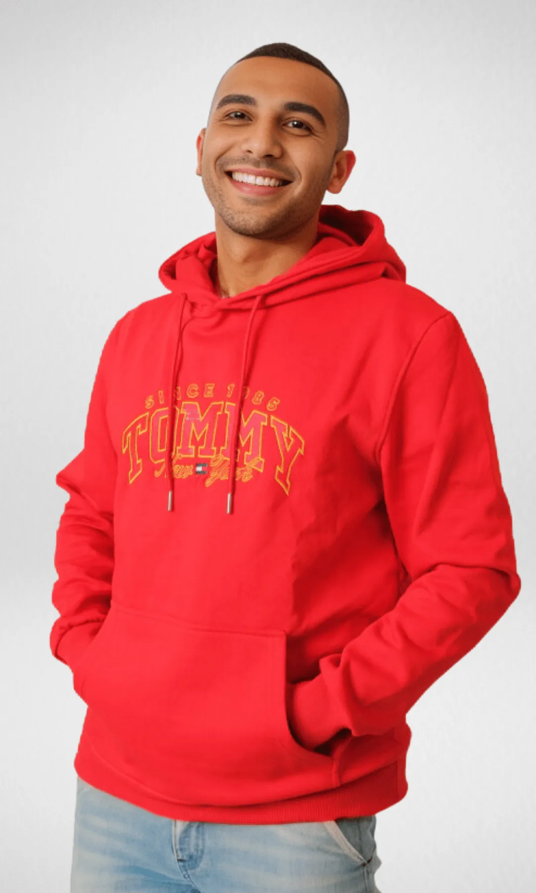 Men TH New Edition Hoodie - Red