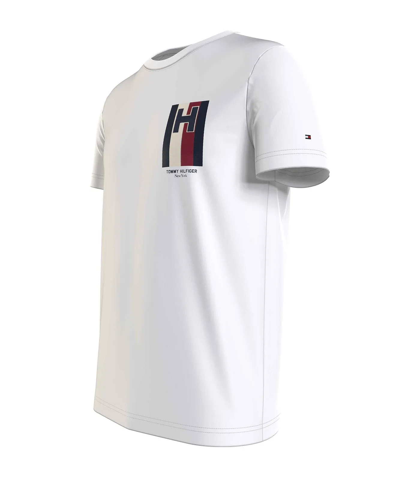 Men's H Emblem Tee White