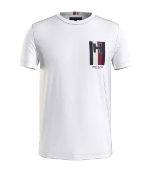 Men's H Emblem Tee White