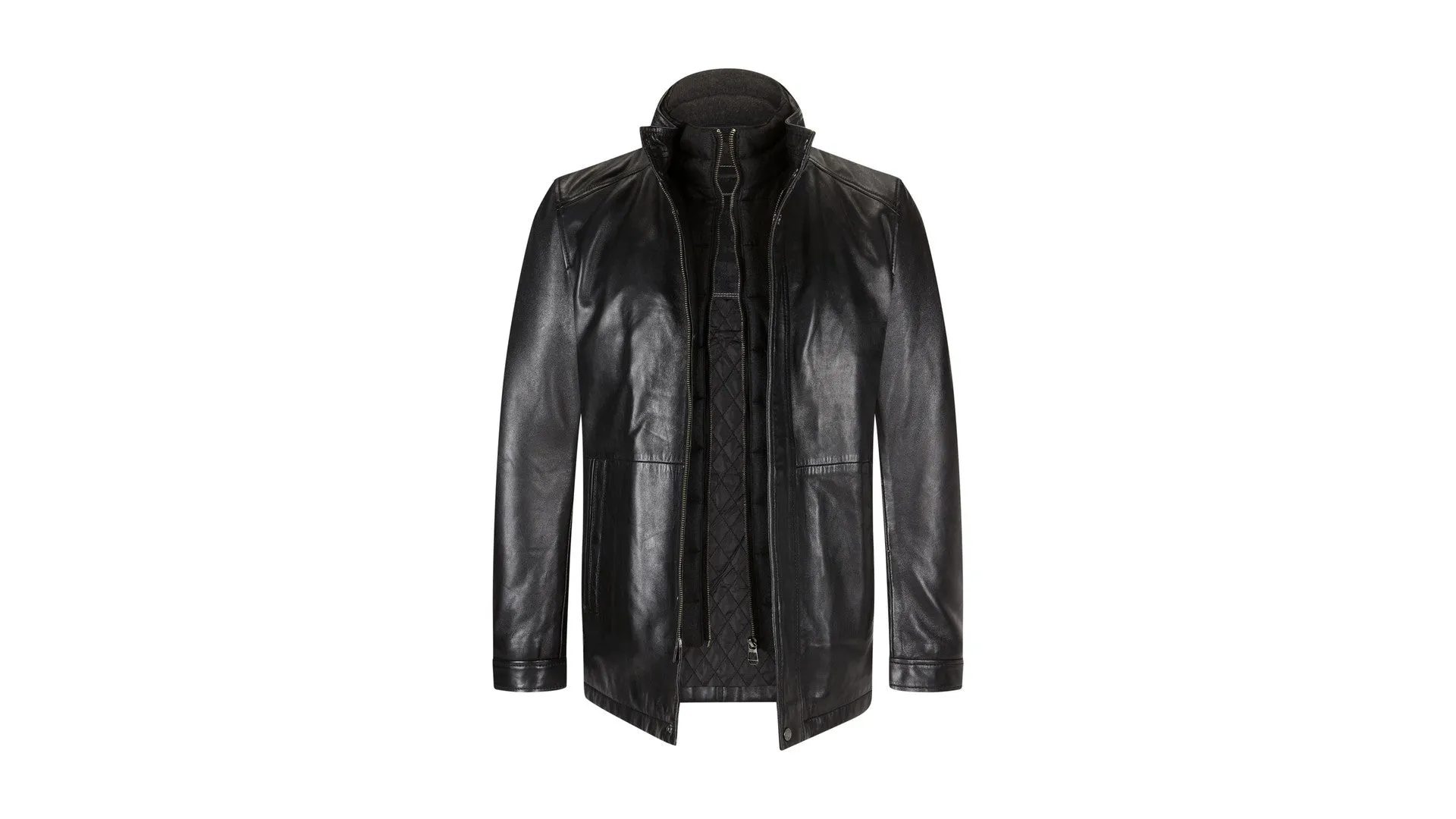 Milestone - Nappa Leather Jacket, Black (M & XXL Only)