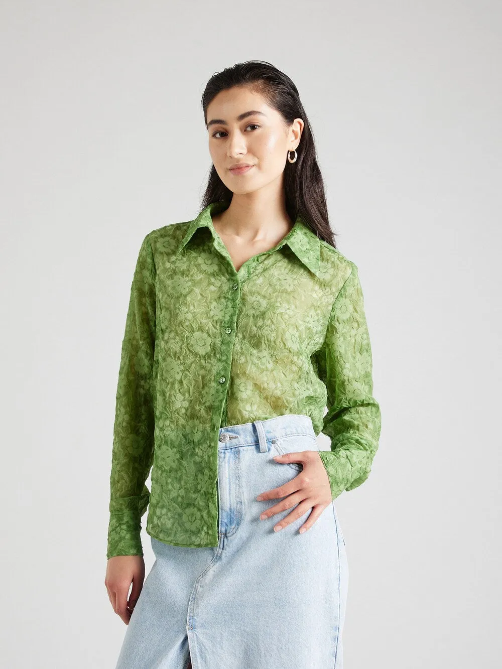 Monki blouse, green