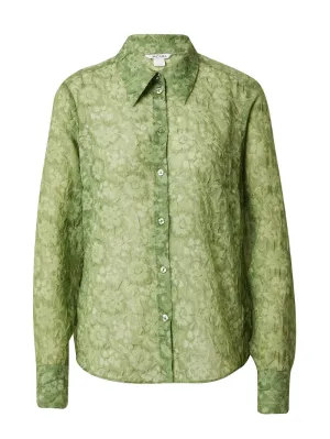 Monki blouse, green