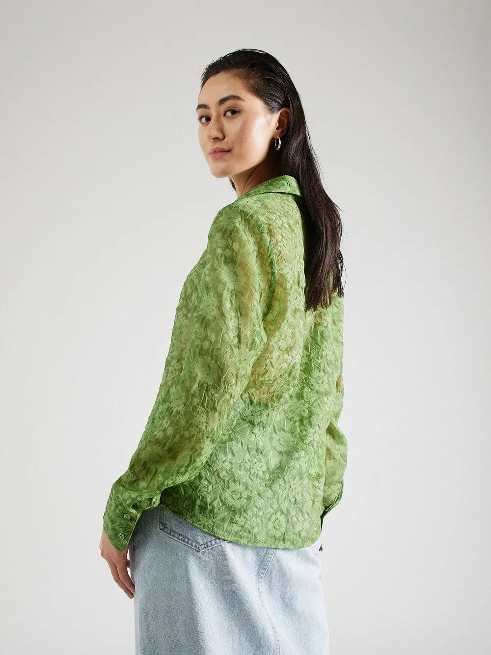 Monki blouse, green