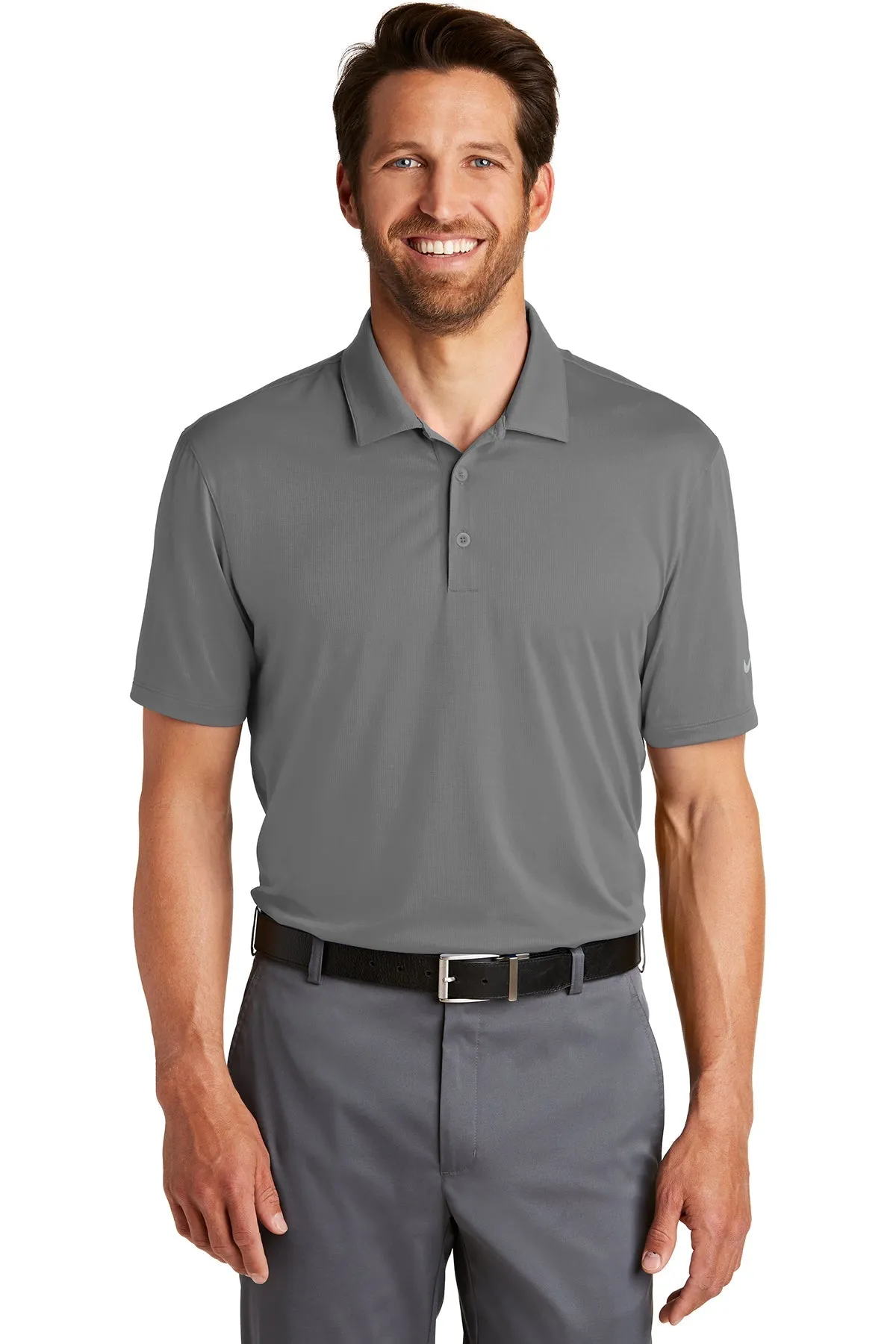 Nike Dri-FIT Legacy Customized Polos, Dark Grey