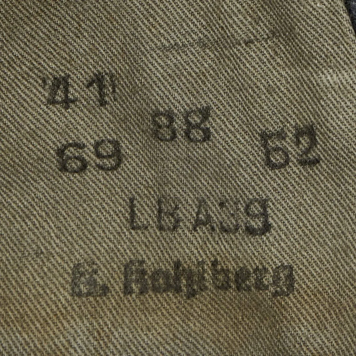 Original German WWII Luftwaffe Enlisted Flight Blouse Fliegerbluse Tunic with Fallschirmjäger Regiment Stamp