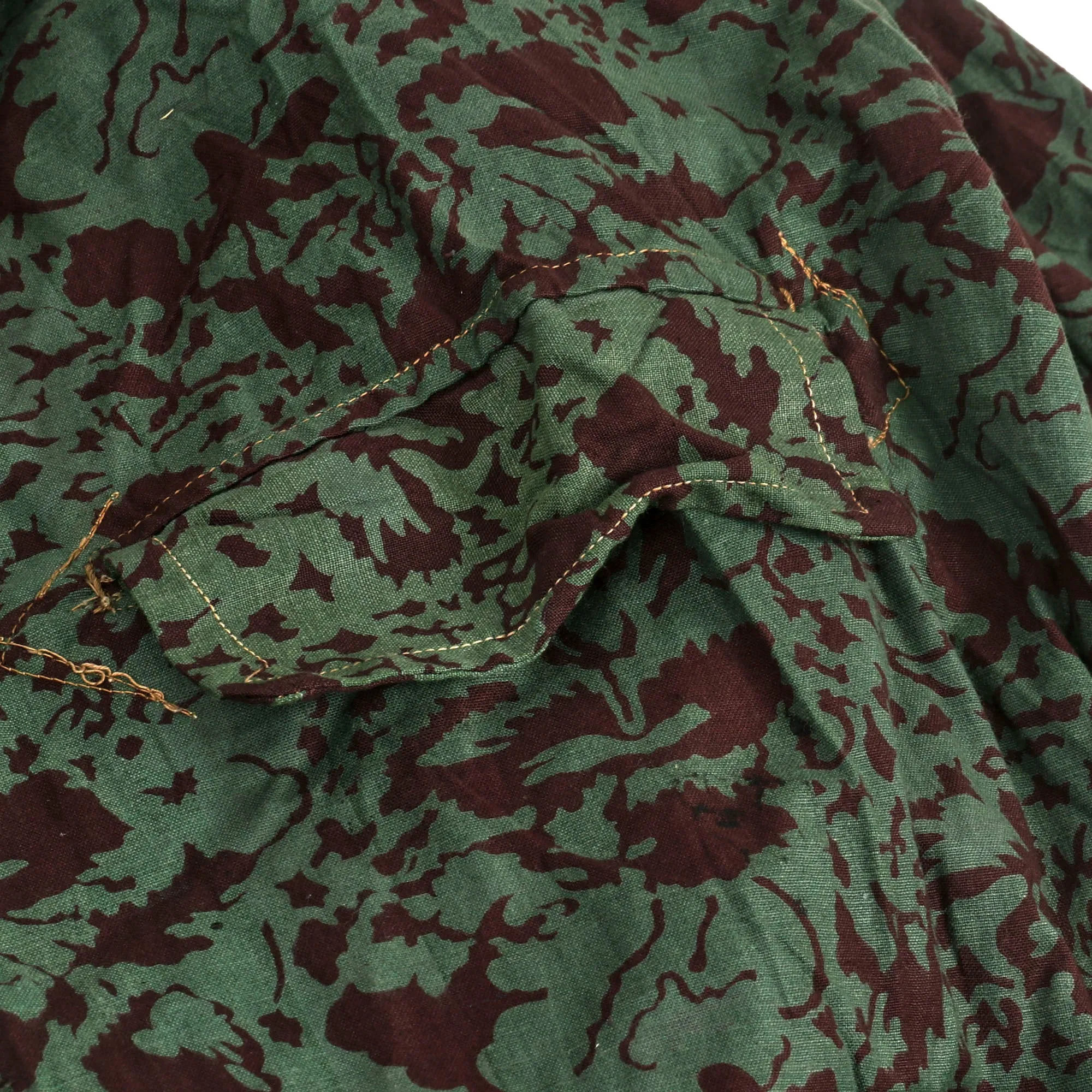 Original Romania Cold War Era Circa 1960s “Inverse Leaf” Camouflage Sniper Smock with Trousers - No Romanian Markings