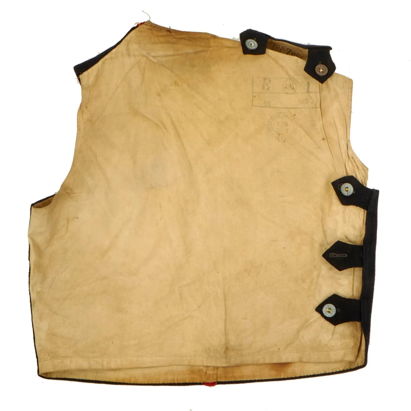 Original U.S. Civil War French Import Zouave Vest and Pantaloons - Regimentally Marked 1re Zes