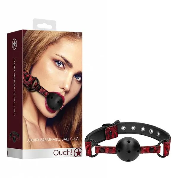 Ouch! Luxury Breathable Ball Gag