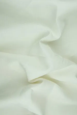 Pearl White Medium Weight Linen Fabric