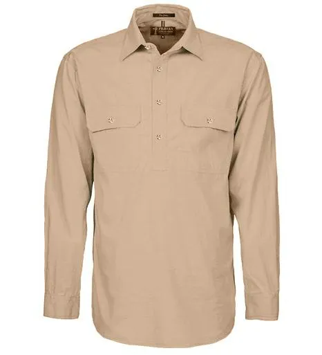 Pilbara RM200CF Men's Closed Front Shirt 2XL-5XL