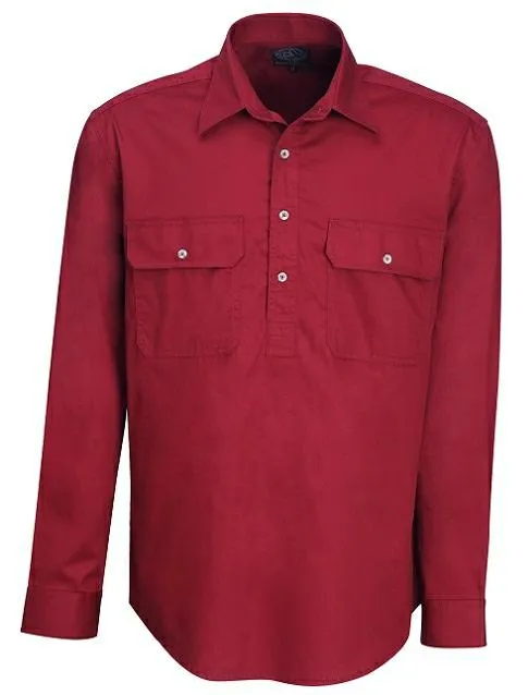 Pilbara RM200CF Men's Closed Front Shirt 2XL-5XL