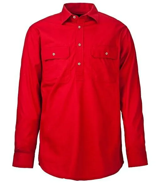 Pilbara RM200CF Men's Closed Front Shirt 2XL-5XL