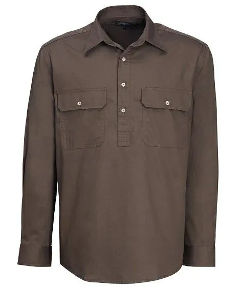 Pilbara RM200CF Men's Closed Front Shirt 2XL-5XL