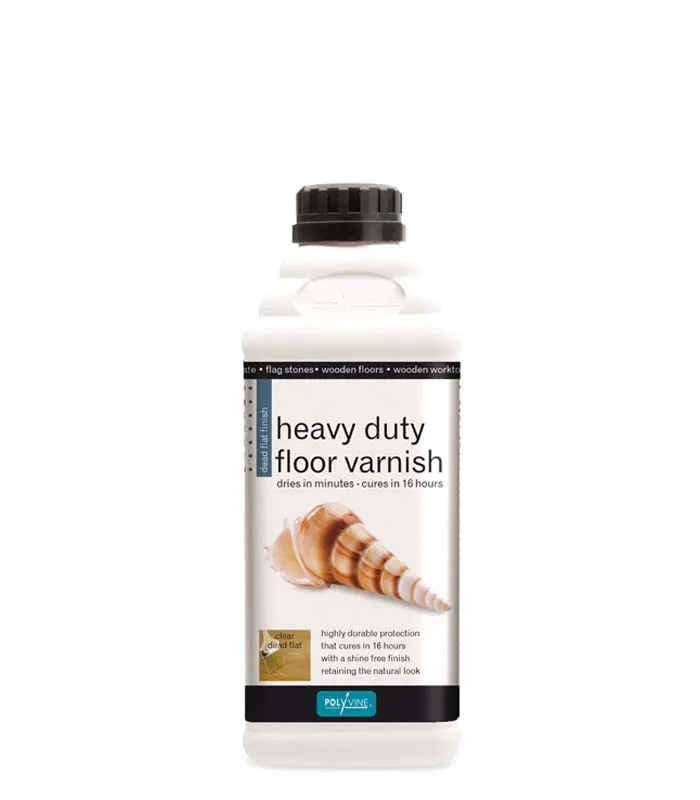 Polyvine Heavy Duty Floor Varnish - Dead Flat