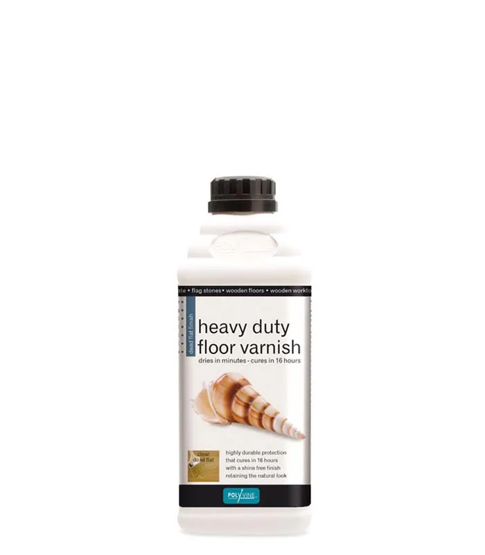 Polyvine Heavy Duty Floor Varnish - Dead Flat