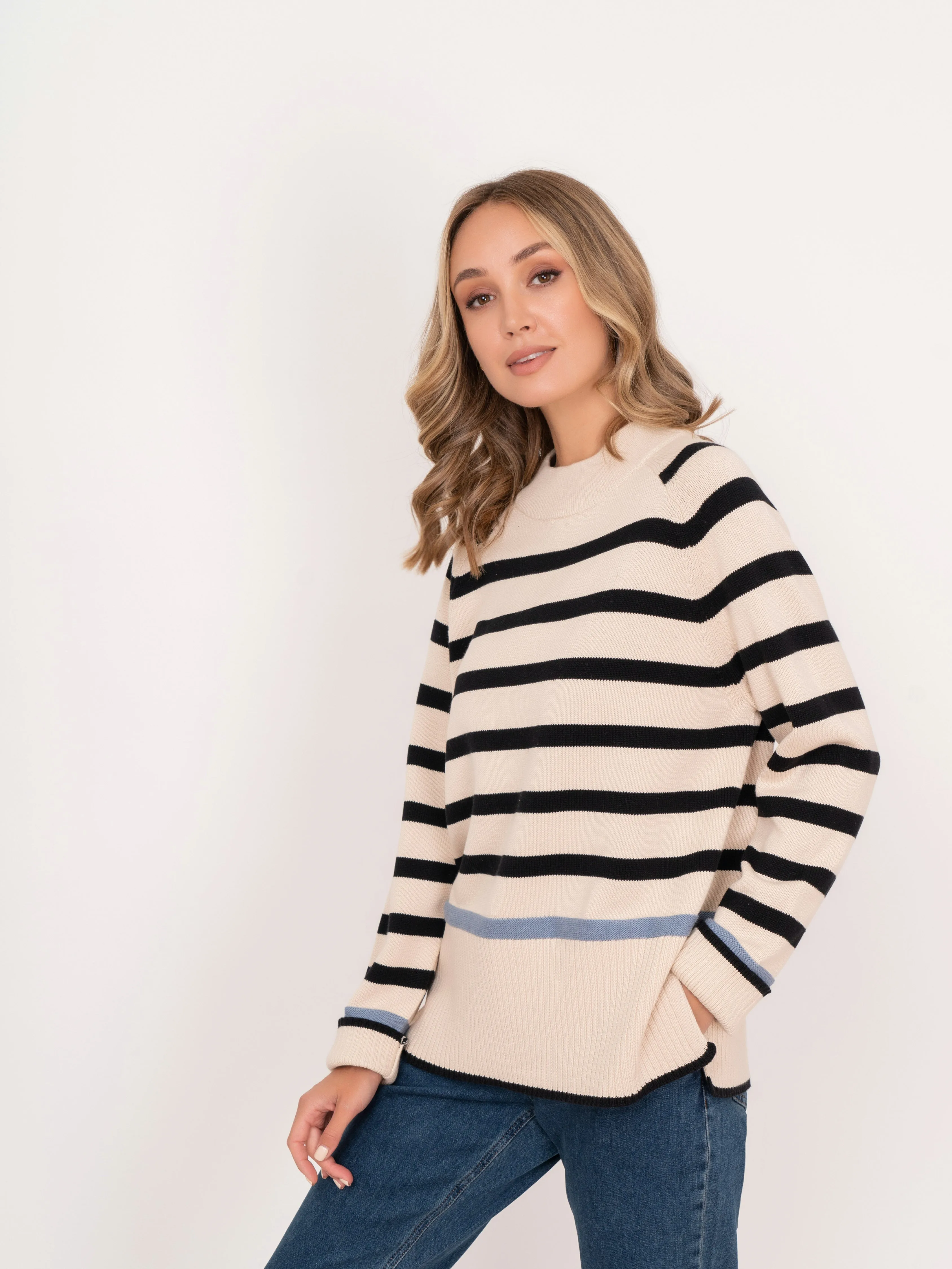 Pullover with Stripes