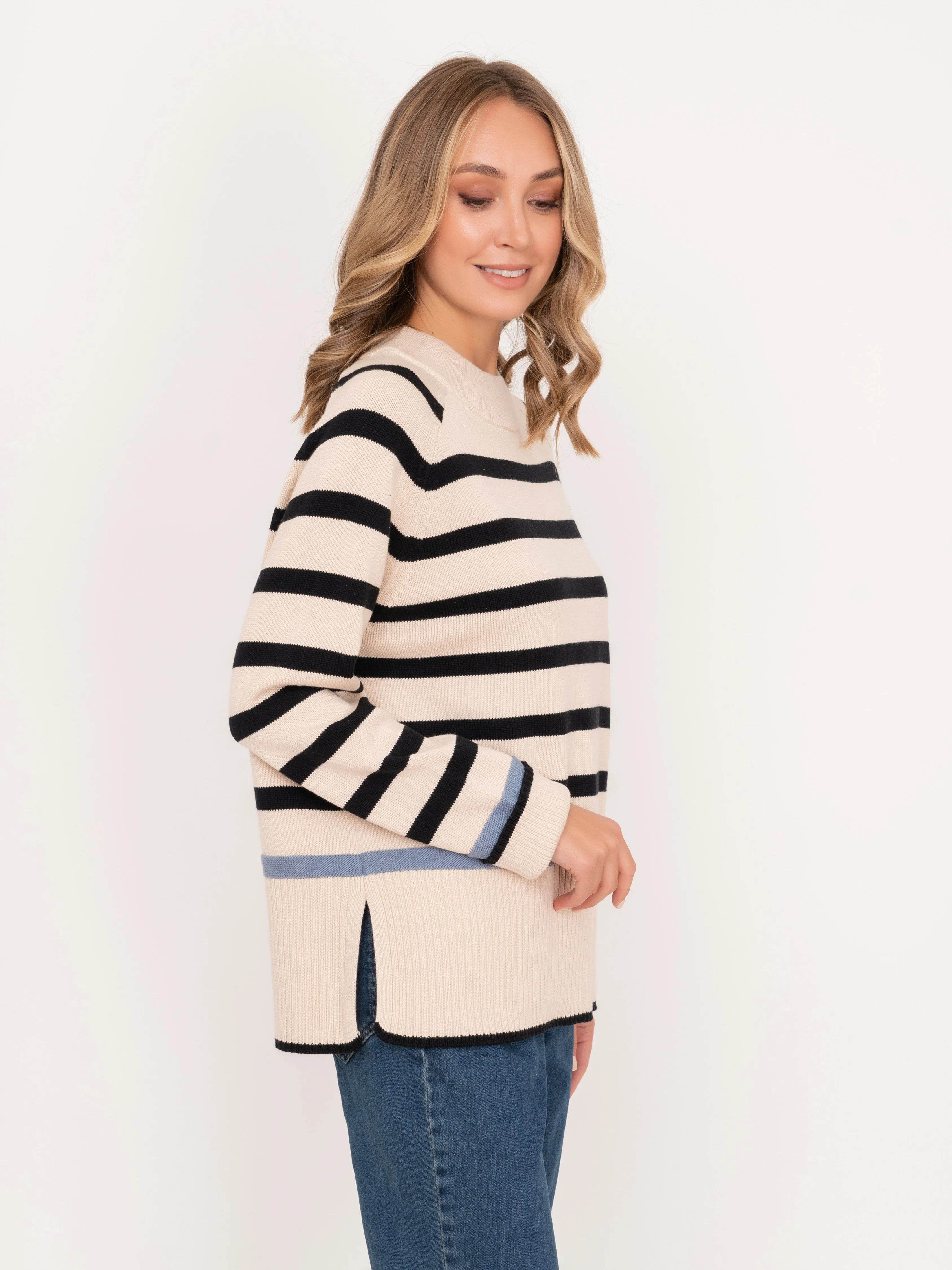 Pullover with Stripes