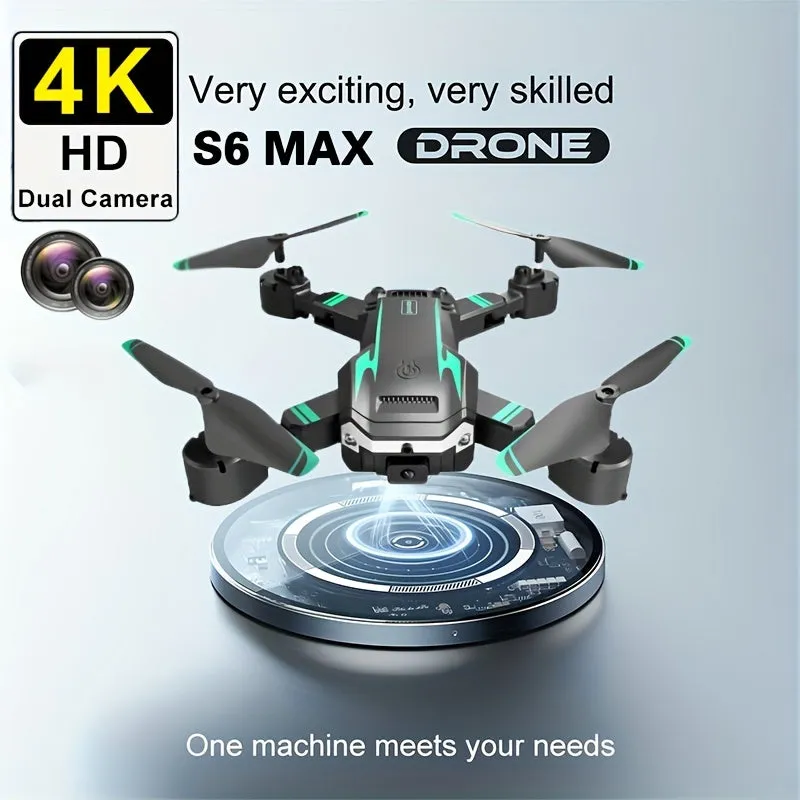 S6 Max Drone: Dual Camera, 540° Obstacle Avoidance, FPV, Beginner-Friendly Drone