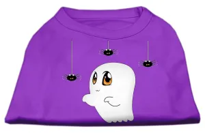 Sammy The Ghost Screen Print Dog Shirt Purple Xxxl (20)