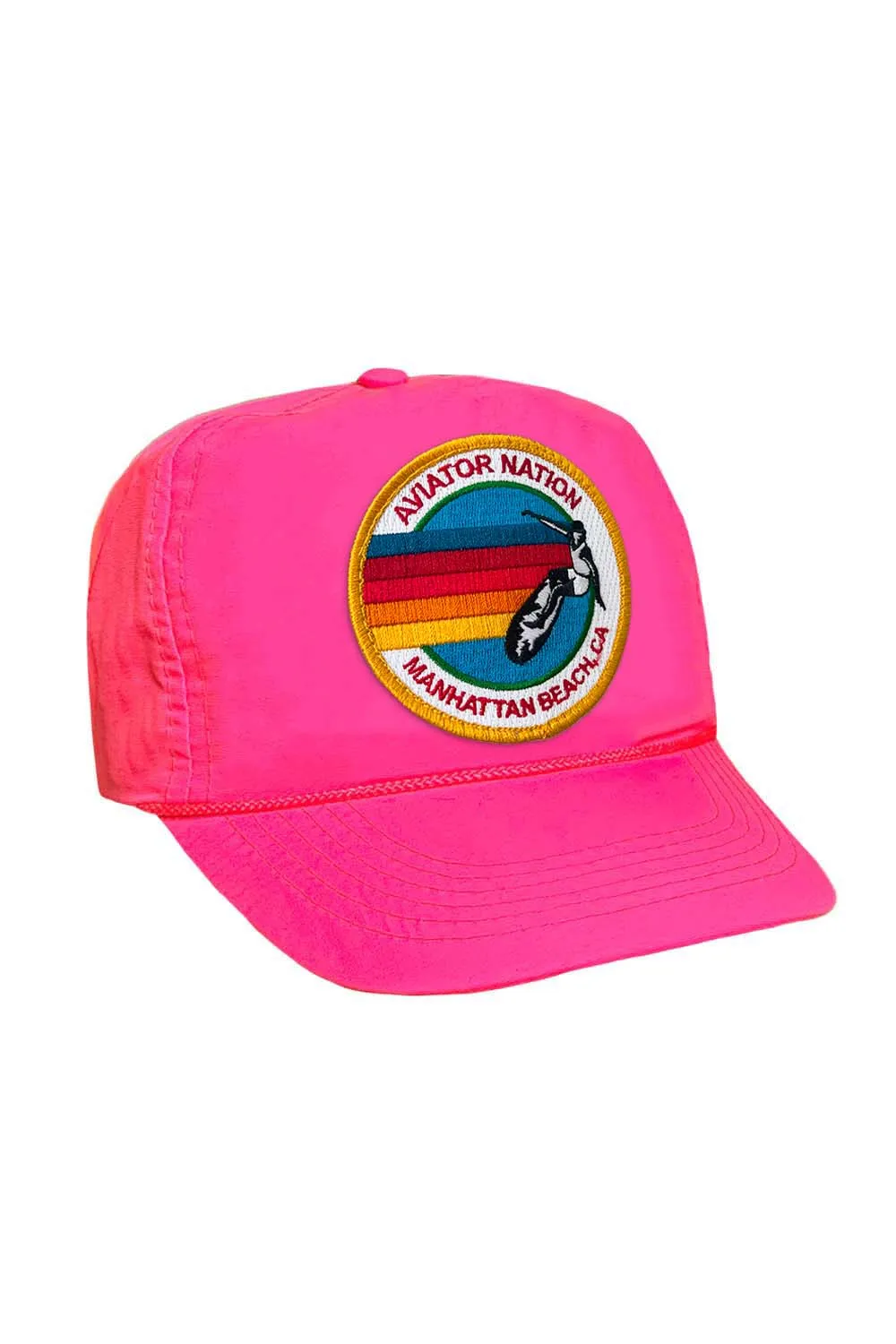 SIGNATURE MANHATTAN BEACH VINTAGE NYLON TRUCKER HAT