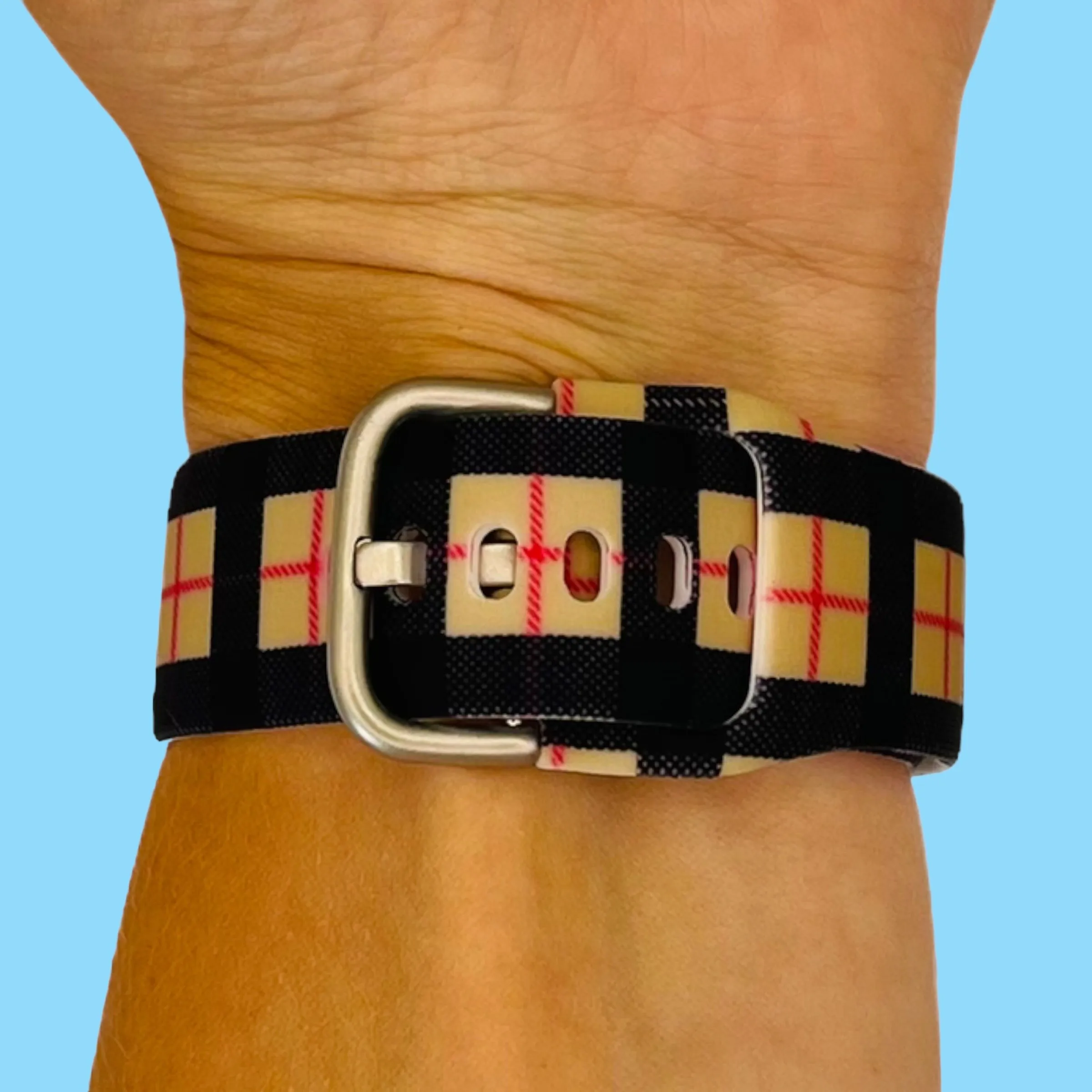 Silicone Pattern Watch Straps compatible with the Tommy Hilfiger 22mm Range