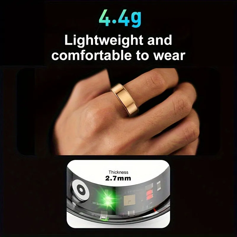 Smart Ring Fitness Tracker Workout Smart Ring, Steps, Distance, Calories, Sleep Tracking,Sports Tracking Device, Gift For Women