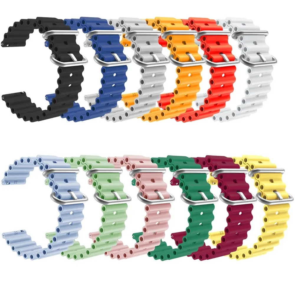 Tommy Hilfiger 22mm Range compatible Silicone Ocean Bands Watch Straps