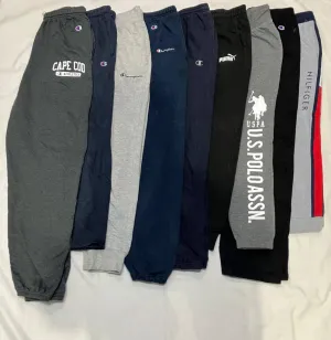 Tommy Hilfiger, Champion, Puma, and US Polo Sweatshirt Trousers - 20 Pieces