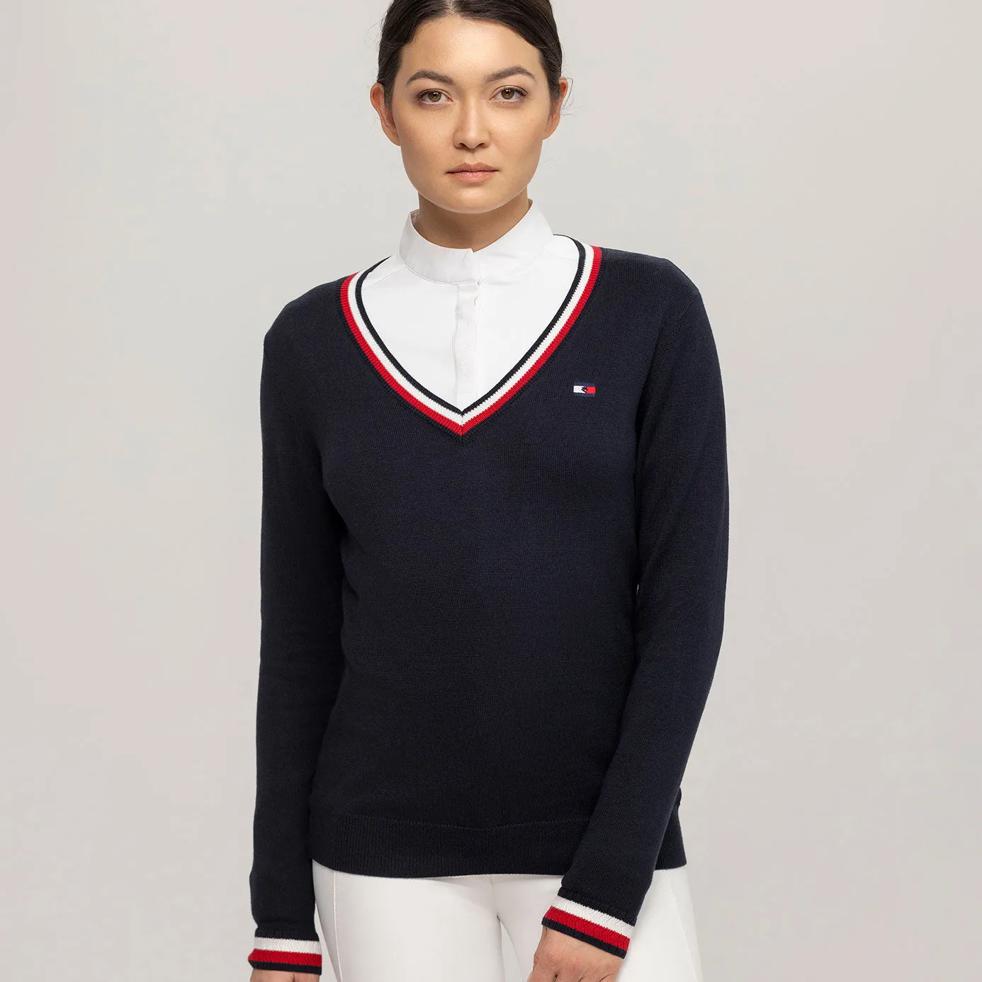 Tommy Hilfiger Indiana V-Neck Sweater - Desert Sky