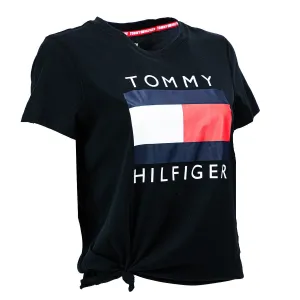 Tommy Hilfiger Women's Logo Knot Front Tee