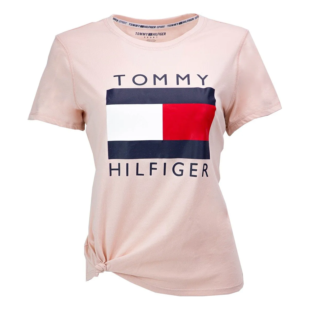 Tommy Hilfiger Women's Logo Knot Front Tee