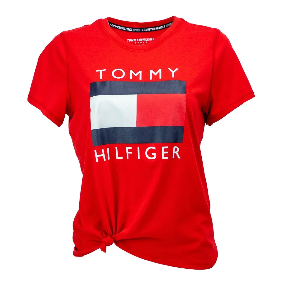 Tommy Hilfiger Women's Logo Knot Front Tee