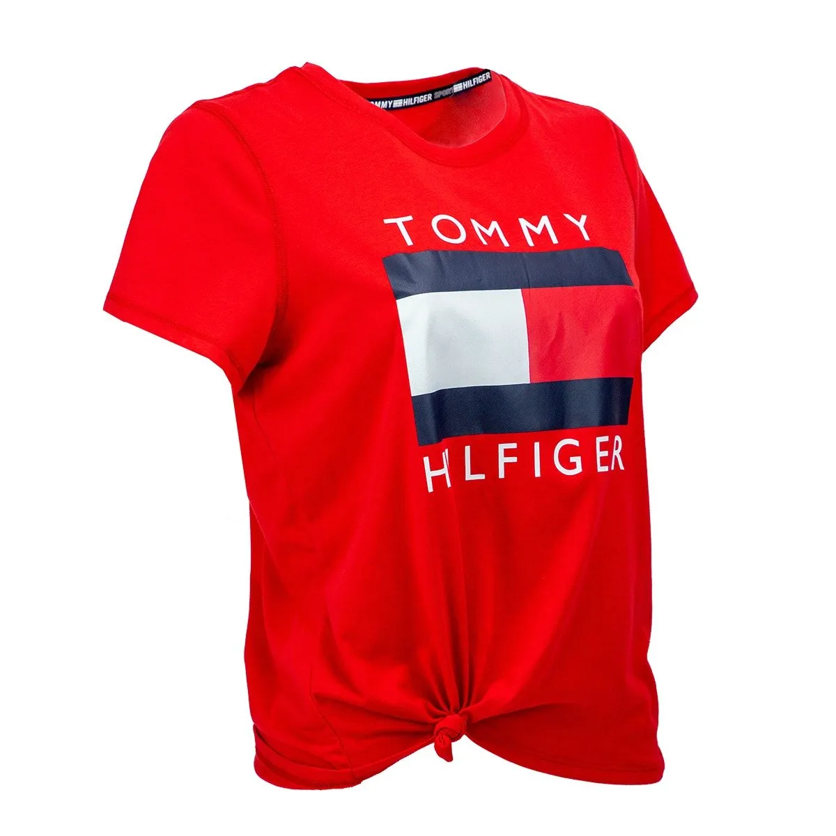 Tommy Hilfiger Women's Logo Knot Front Tee