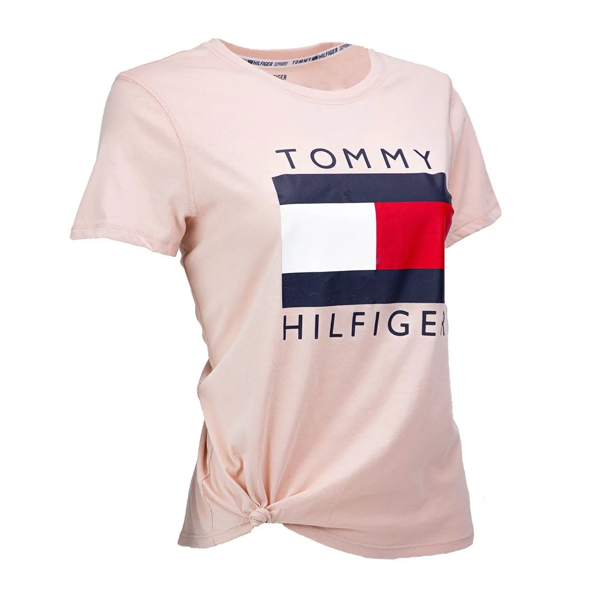 Tommy Hilfiger Women's Logo Knot Front Tee