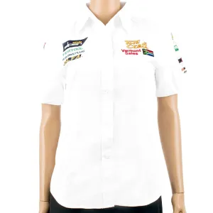 TORK CRAFT LADIES BLOUSE - WHITE 3/4 - X-LARGE TC00204