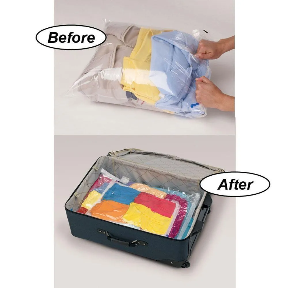 Travel to Go Vacuum Seal Storage Bags 4 Pack