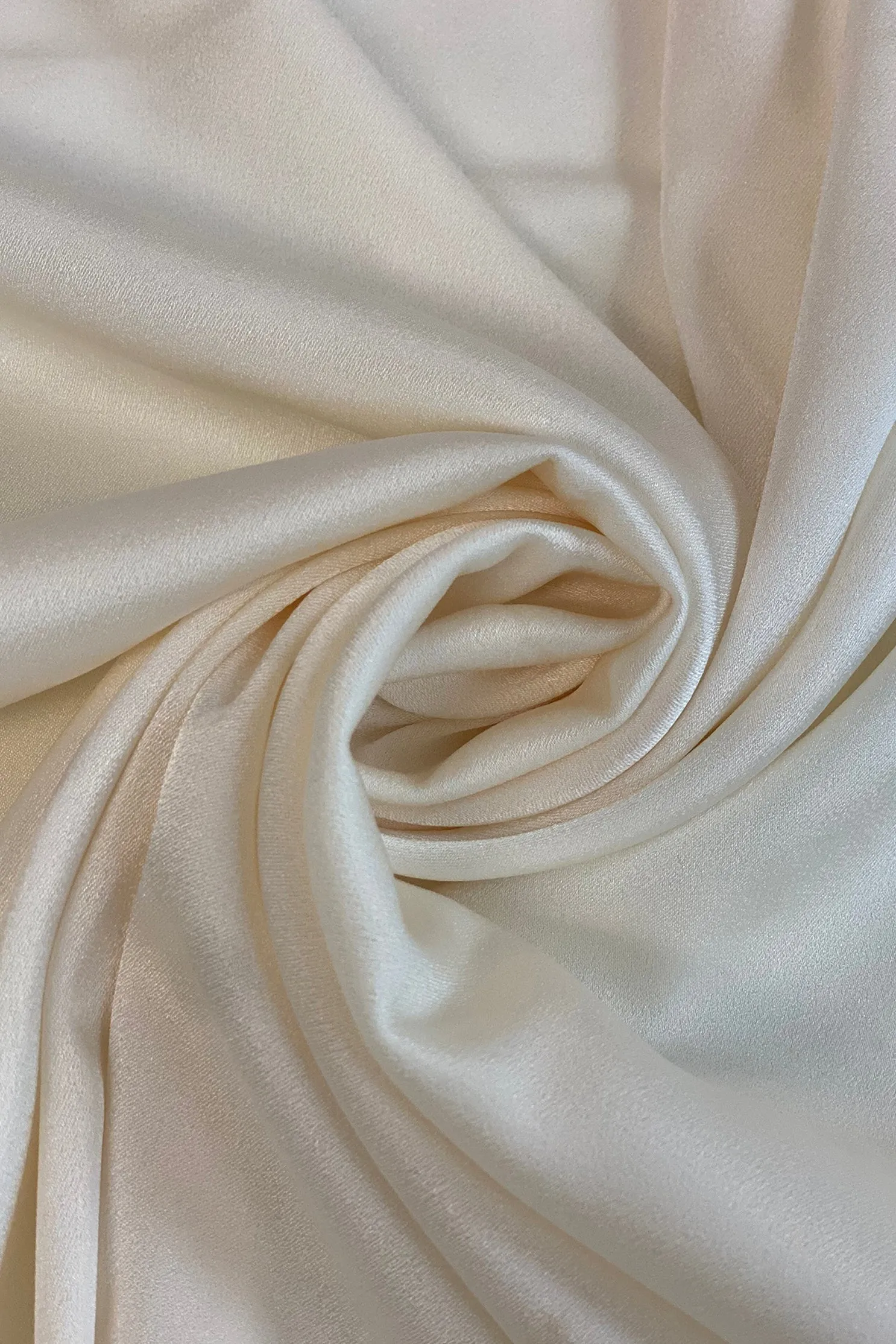 Triacetate Satin Backed Crepe in Ivory