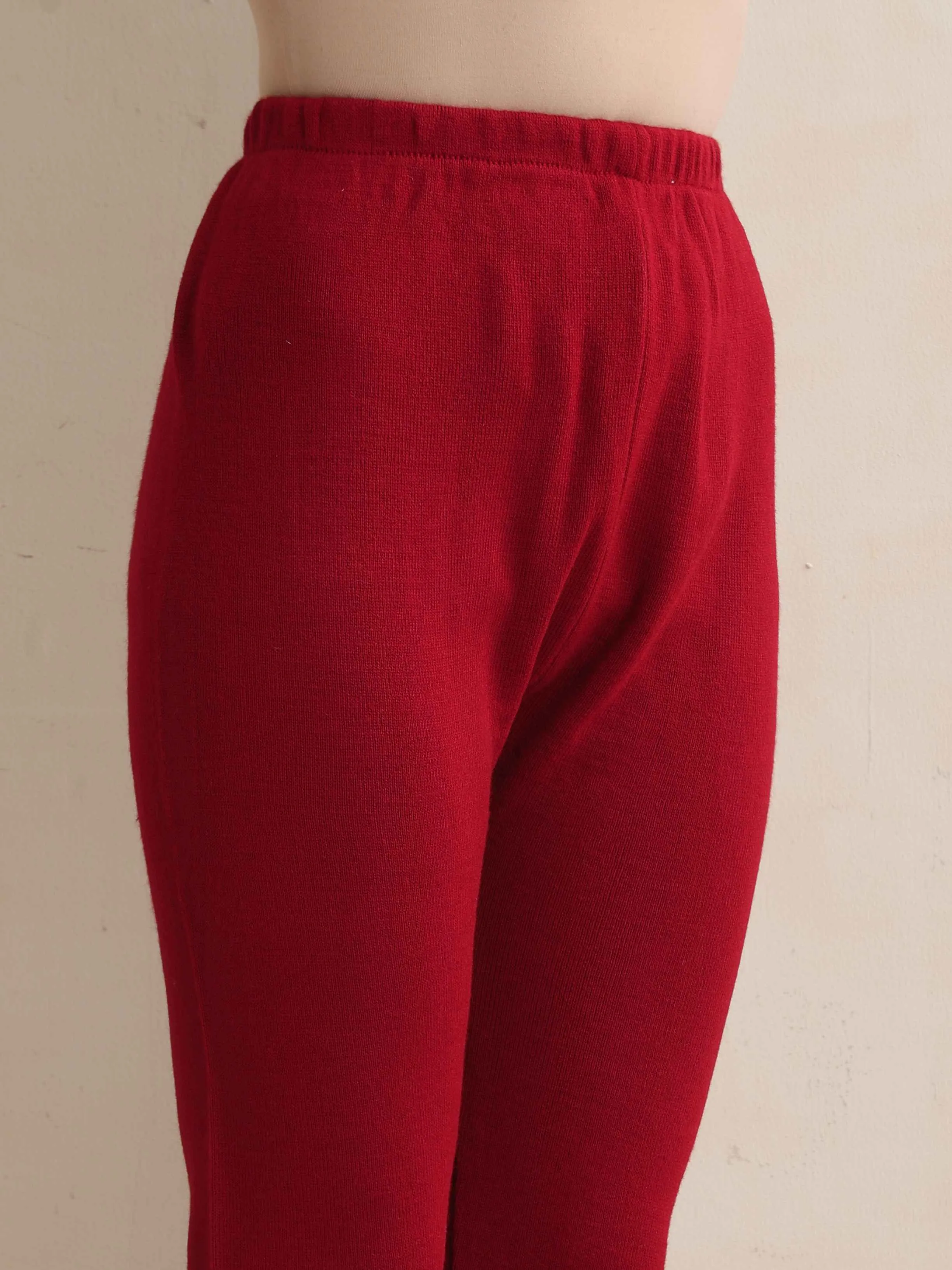 trueBrowns Maroon Woollen Leggings