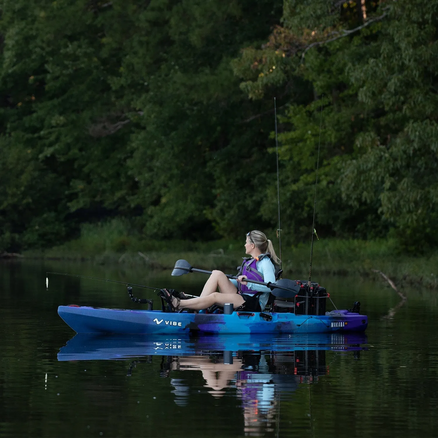 Vibe Kayaks Makana 100 with X-Drive Fishing Kayak