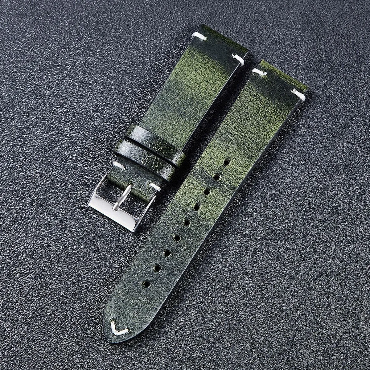 Vintage Oiled Leather Watch Straps Compatible with the Tommy Hilfiger 22mm Range