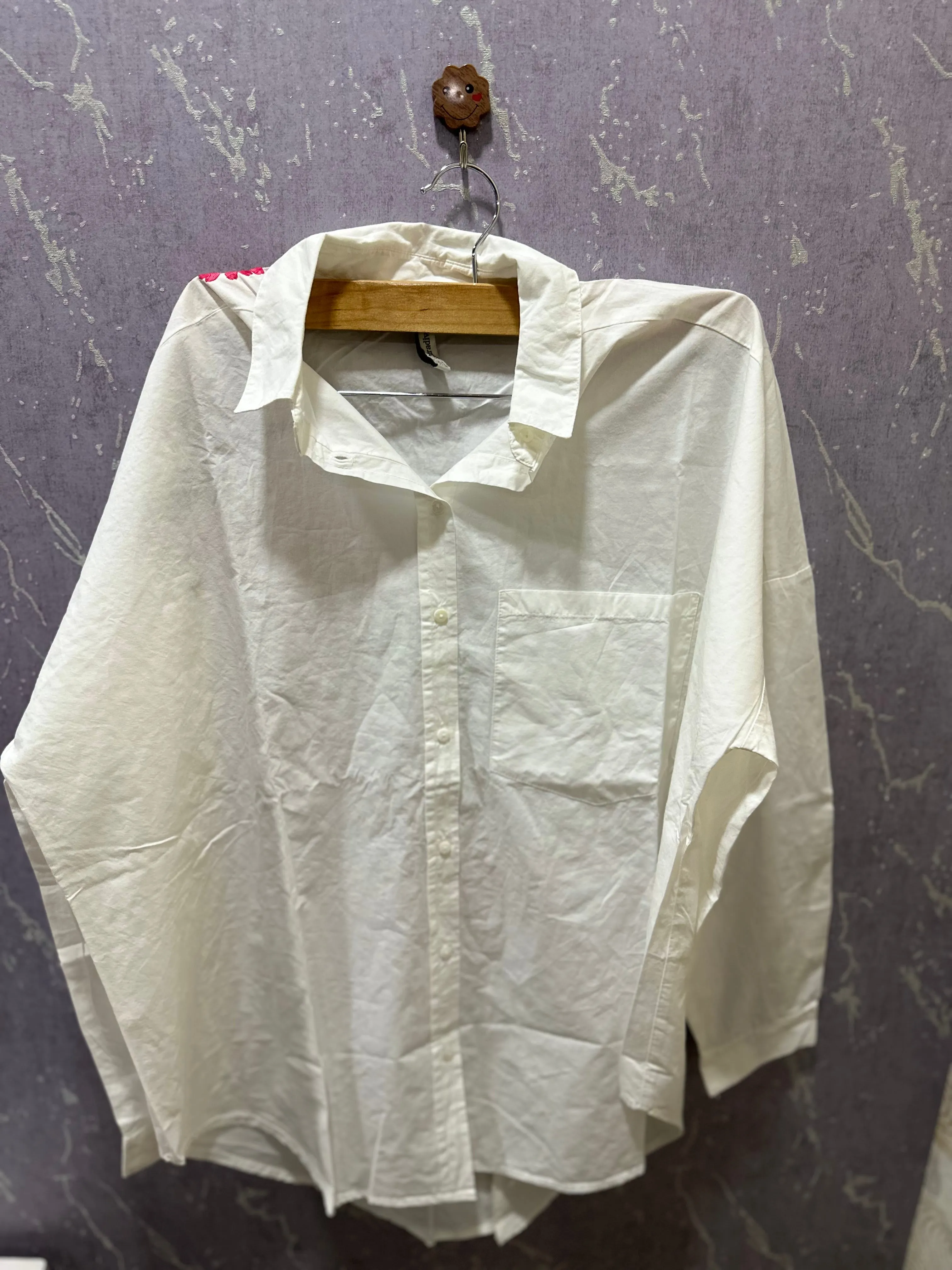 White Embroidery Shirt