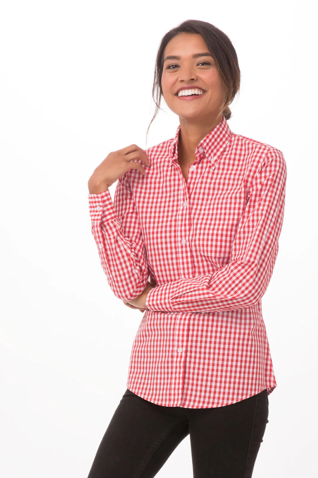 Women's Gingham Dress Shirt