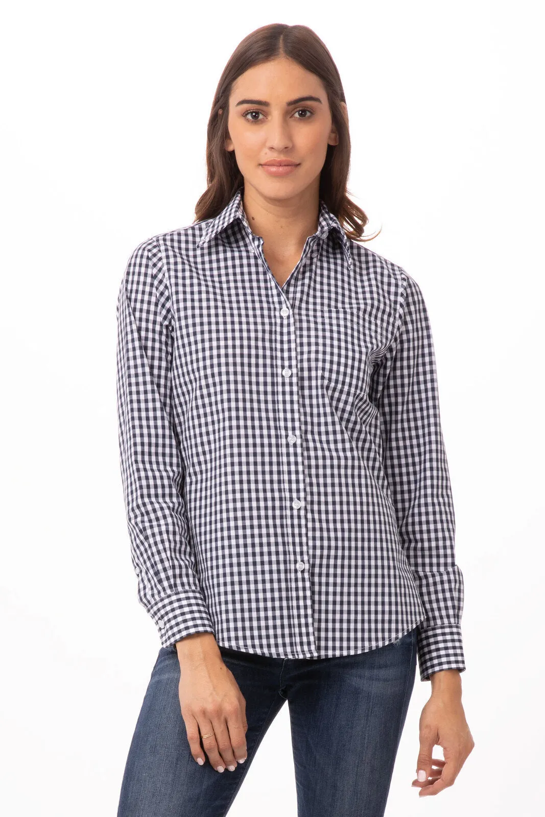 Women's Gingham Dress Shirt