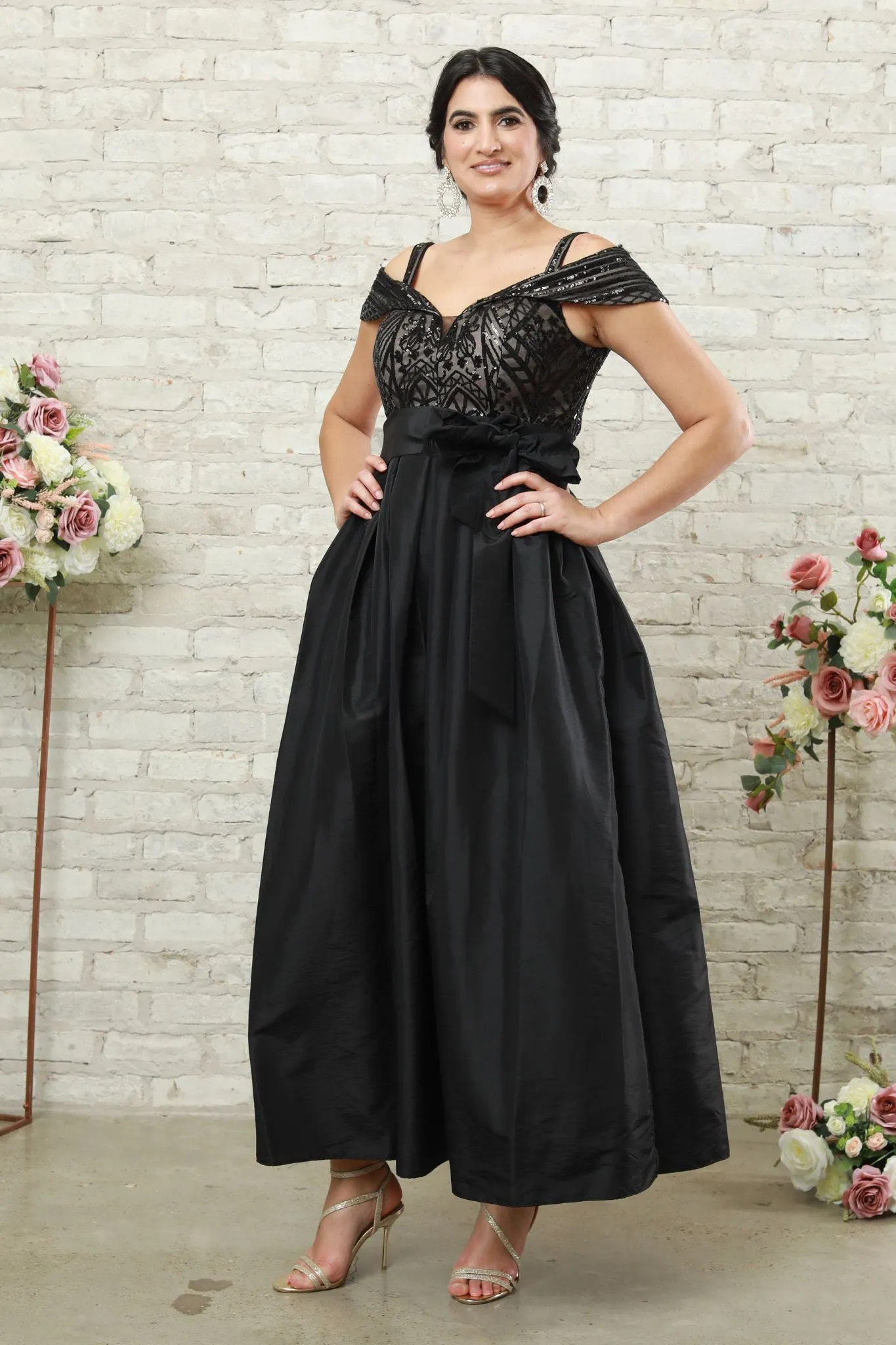 Women's Off Shoulder Evening Gown